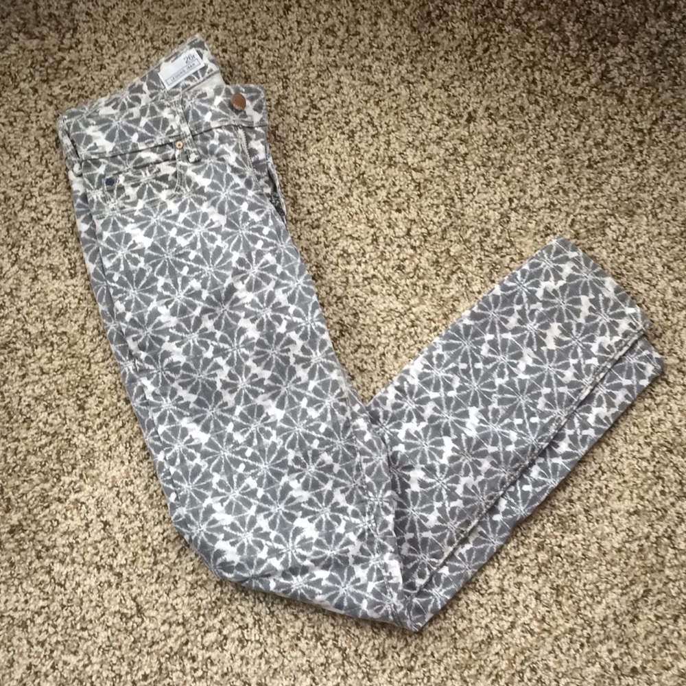 #JN11 NWOT GAP 1969 PRINTED LEGGING JEAN